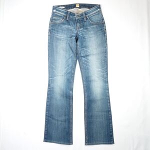 Boss Orange Women's Jeans Low Rise Bootcut Blue Size 27/34